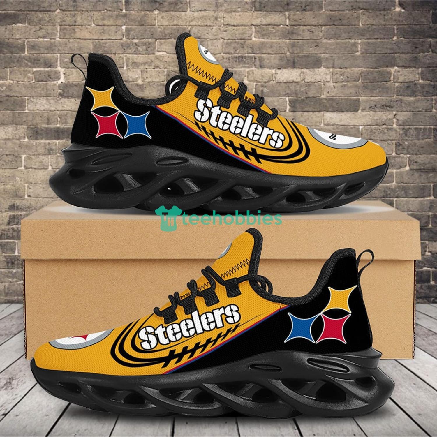 Nfl Pittsburgh Steelers Team Chunky Sneaker Max Soul Shoes For Fans Sport