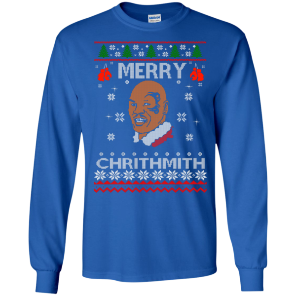 image 558 600x600px Merry Chrithmith Mike Tyson Ugly Christmas Sweater, T shirt