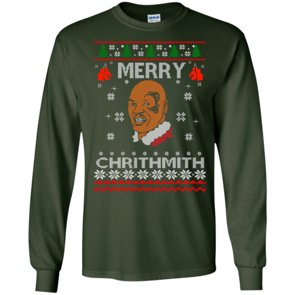 image 559 600x600px Merry Chrithmith Mike Tyson Ugly Christmas Sweater, T shirt