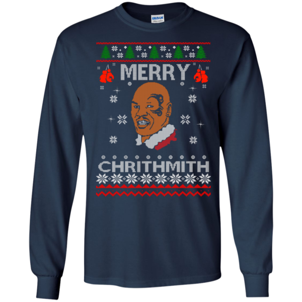 image 560 600x600px Merry Chrithmith Mike Tyson Ugly Christmas Sweater, T shirt