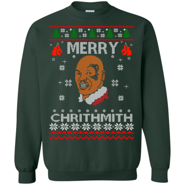 image 562 600x600px Merry Chrithmith Mike Tyson Ugly Christmas Sweater, T shirt