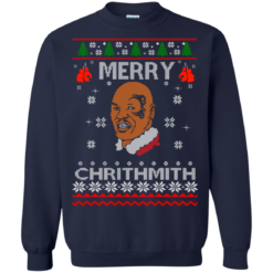 image 563 247x247px Merry Chrithmith Mike Tyson Ugly Christmas Sweater, T shirt