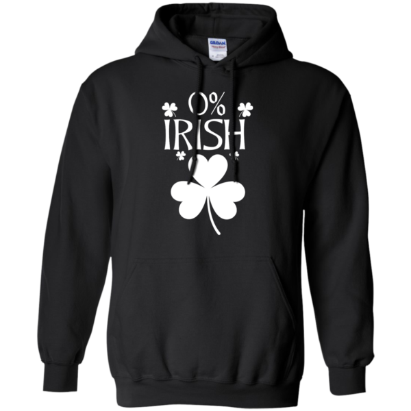 image 680 600x600px St Patrick's Day: 0% Irish funny irish t shirt, hoodies, tank