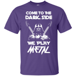 image 888 247x247px Star Wars: Come To The Dark Side We Play Metal T Shirt
