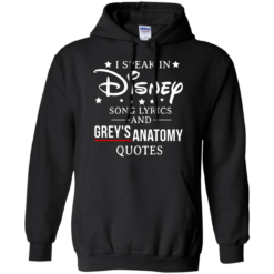 image 938 247x247px I speak in Disney song lyrics and Grey's Anatomy quotes T Shirt