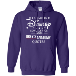 image 940 247x247px I speak in Disney song lyrics and Grey's Anatomy quotes T Shirt