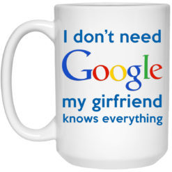 image 967 247x247px I Don't Need Google My Girlfriend Knows Everything Mug
