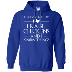image 143 247x247px That's What I Do I Raise Chickens and I Know Things T Shirt