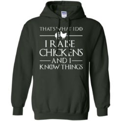 image 144 247x247px That's What I Do I Raise Chickens and I Know Things T Shirt