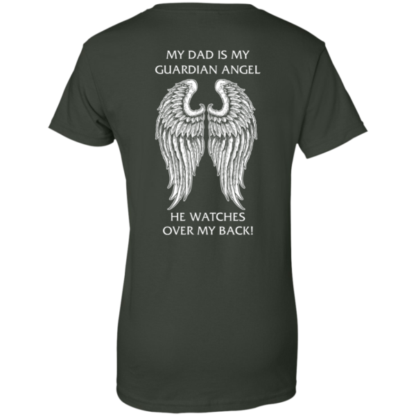 image 362 600x600px My Dad Is My Guardian Angel He Watches Over My Back T Shirts, Hoodies
