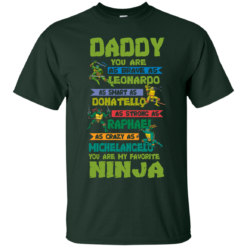 image 455 247x247px Ninja Turtles: Daddy You Are As Brave As Leonardo Smart As Donatello T Shirts, Hoodies