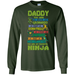 image 457 247x247px Ninja Turtles: Daddy You Are As Brave As Leonardo Smart As Donatello T Shirts, Hoodies