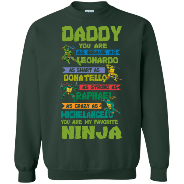 image 461 600x600px Ninja Turtles: Daddy You Are As Brave As Leonardo Smart As Donatello T Shirts, Hoodies