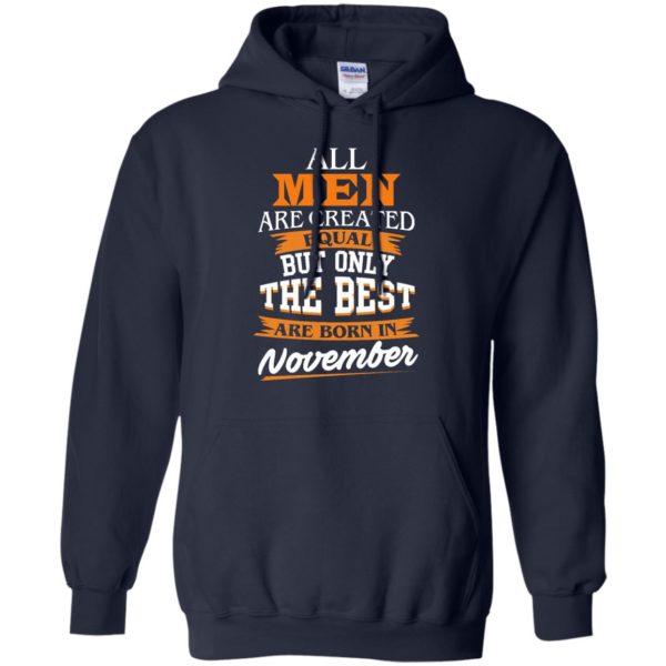 image 112 600x600px Jordan: All men are created equal but only the best are born in November t shirts