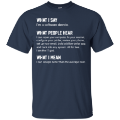 image 336 247x247px What People Hear When I Say I’m A Software Developer T Shirts, Hoodies, Tank