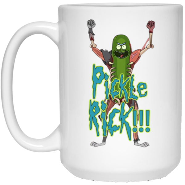 image 12 600x600px Pickle Rick Rick and Morty Coffee Mug