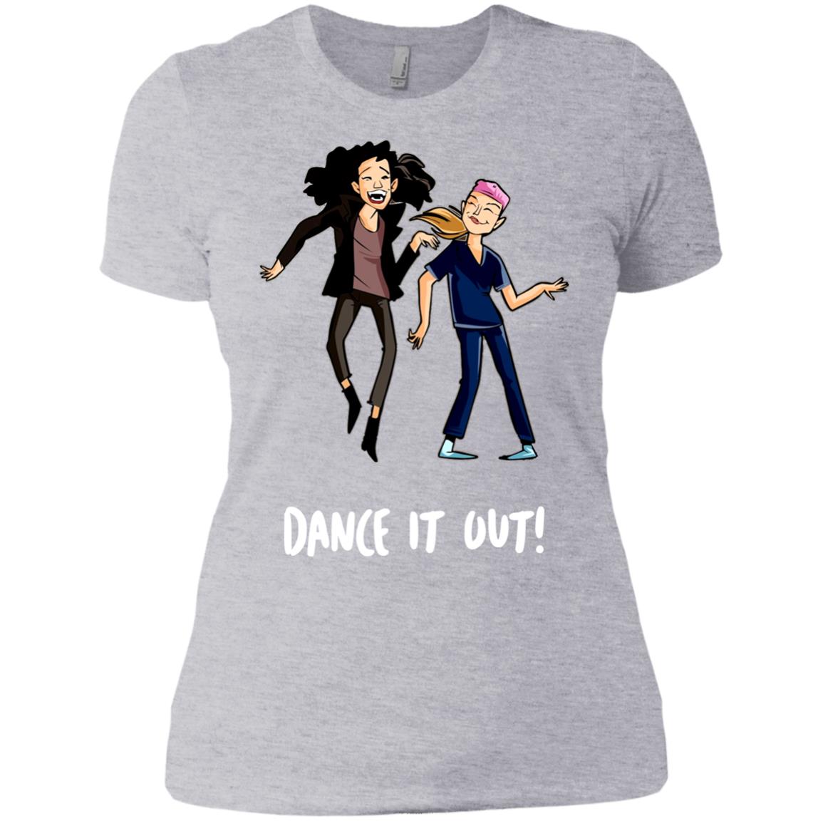Maglietta Bianca Donna "Dance It Out" - Grey's Anatomy - Taglia L