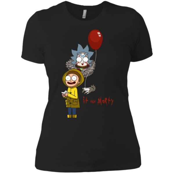 image 179 600x600px It and Morty Rick and Morty ft IT Movies T Shirts, Hoodies, Tank Top