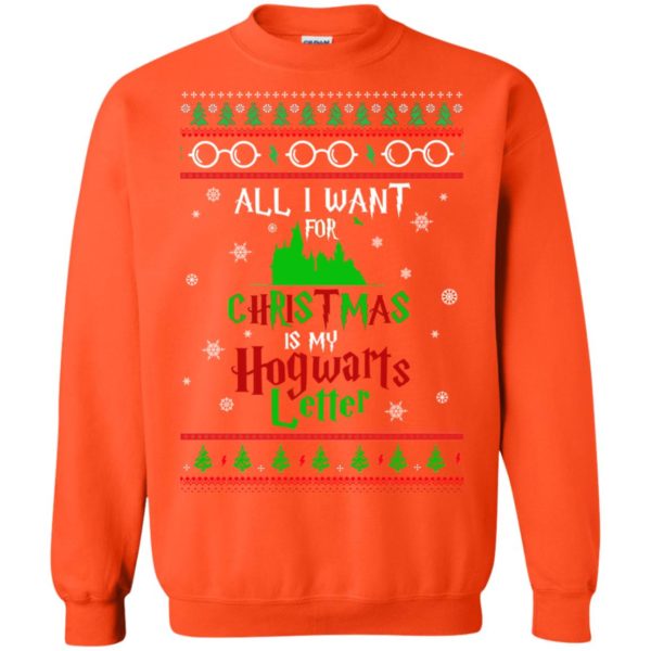 image 1041 600x600px Harry Potter Sweater: All I Want Is My Hogwarts Letter Ugly Christmas