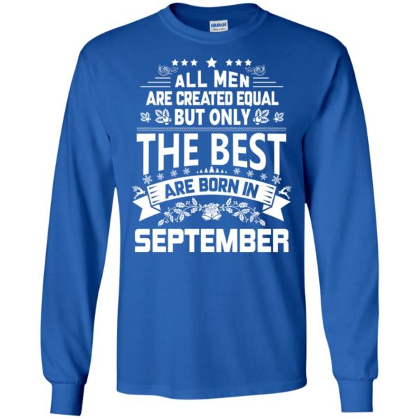 image 1096 600x600px Jason Statham: All Men Are Created Equal The Best Are Born In September T Shirts