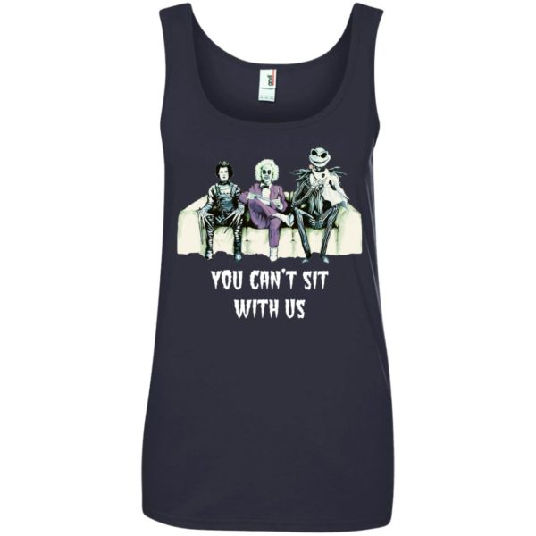 image 1281 600x600px Beetlejuice, Edward, Jack: You can’t sit with us t shirt, hoodies, tank top