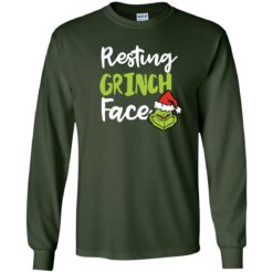 image 1490 247x247px Resting Grinch Face Christmas T Shirts, Long Sleeve