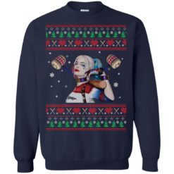 image 568 247x247px Harley Quinn Ugly Christmas Sweater Shirt