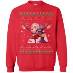 image 569 247x247px Harley Quinn Ugly Christmas Sweater Shirt