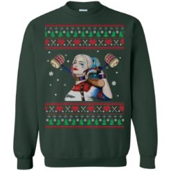 image 570 247x247px Harley Quinn Ugly Christmas Sweater Shirt
