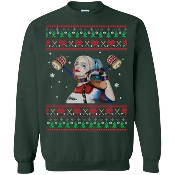 image 570 600x600px Harley Quinn Ugly Christmas Sweater Shirt