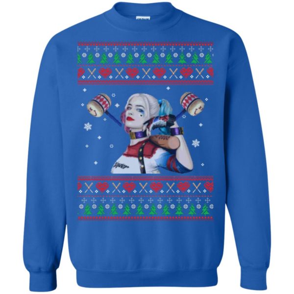 image 571 600x600px Harley Quinn Ugly Christmas Sweater Shirt