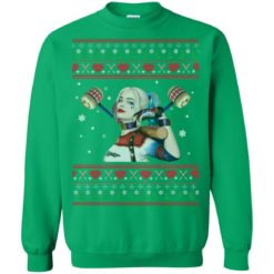 image 575 247x247px Harley Quinn Ugly Christmas Sweater Shirt