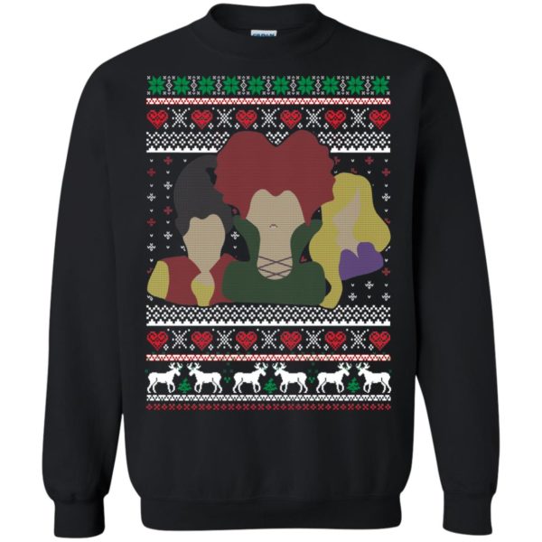 image 641 600x600px Hocus Pocus Ugly Christmas Sweater Shirt