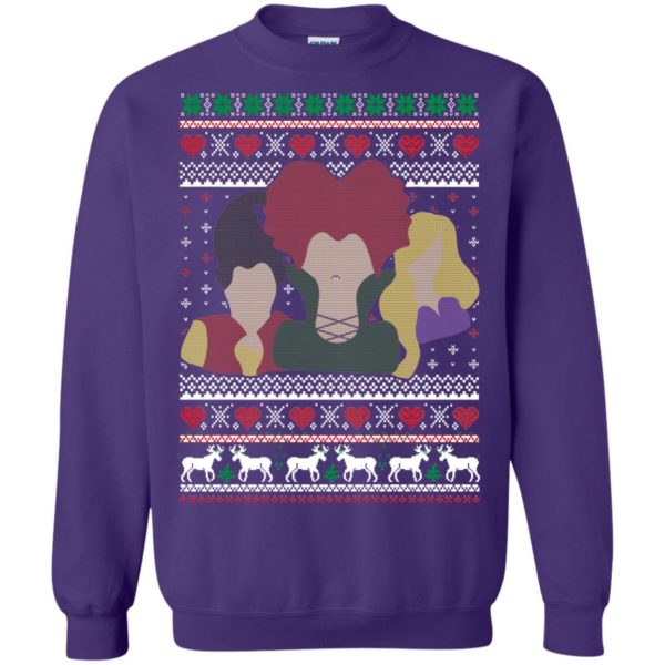 image 648 600x600px Hocus Pocus Ugly Christmas Sweater Shirt