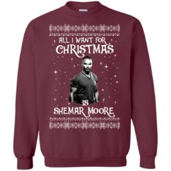 image 1182 247x247px All I Want For Christmas Is Shemar Moore Christmas Sweatshirt