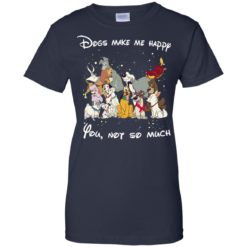 image 43 247x247px Disney dogs: Dogs make me happy you not so much t shirt, hoodies, tank
