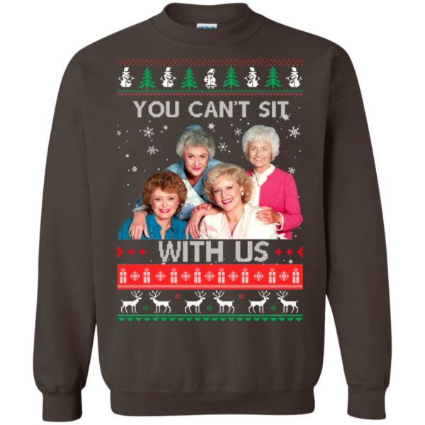 image 718 600x600px The Golden Girls: You Can't Sit With Us Ugly Christmas Sweater