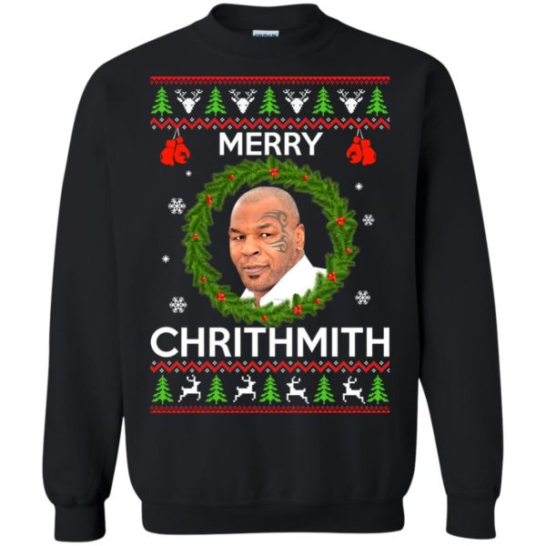 image 841 600x600px Mike Tyson Christmas Sweater Merry Chrithmith Sweatshirt