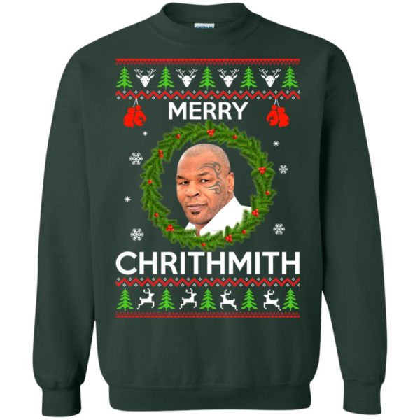image 844 600x600px Mike Tyson Christmas Sweater Merry Chrithmith Sweatshirt
