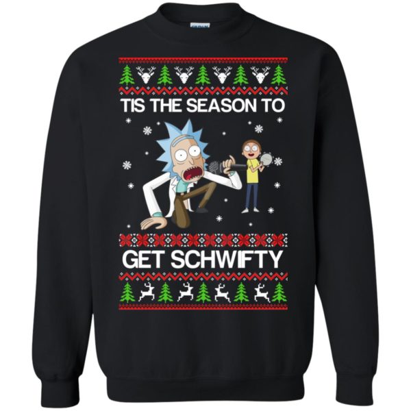 image 849 600x600px Rick and Morty: Tis The Season To Get Schwifty Christmas Sweater