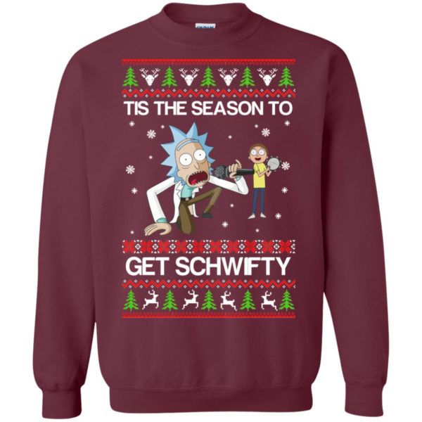 image 850 600x600px Rick and Morty: Tis The Season To Get Schwifty Christmas Sweater