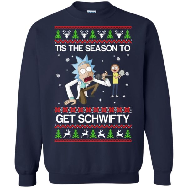 image 851 600x600px Rick and Morty: Tis The Season To Get Schwifty Christmas Sweater