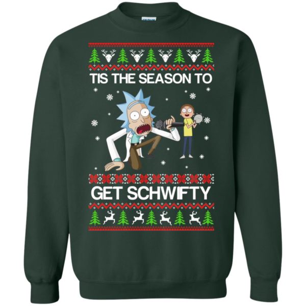 image 852 600x600px Rick and Morty: Tis The Season To Get Schwifty Christmas Sweater