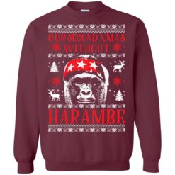 image 882 247x247px Our Second Xmas Without Harambe Christmas Sweater