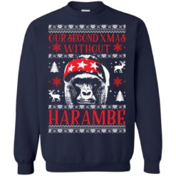 image 883 247x247px Our Second Xmas Without Harambe Christmas Sweater