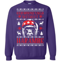 image 887 247x247px Our Second Xmas Without Harambe Christmas Sweater