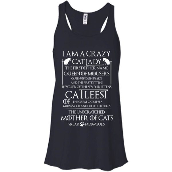 image 62 600x600px Game Of Thrones: I Am A Crazy Cat Lady T Shirts, Tank Top, Sweatshirt