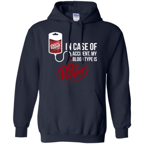 image 102 600x600px In Case Of Accident My Blood Type Is Dr Pepper T Shirts