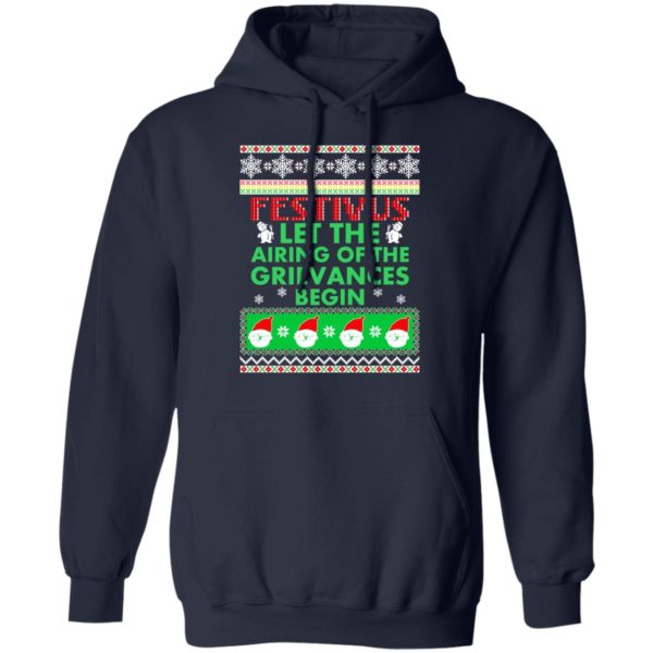 redirect 1375 600x600px Festivus Airing of the grievances begin Non Christmas Shirt