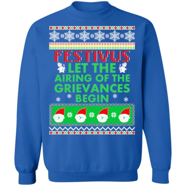 redirect 1378 600x600px Festivus Airing of the grievances begin Non Christmas Shirt